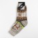 Women's woolen socks "deer", gray color, size 23