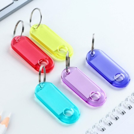 Key keychain, “Animals” set 24 pcs, 3.5 x 8 cm-2