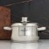 Gretta pan, 2.5 l, d = 18 cm, capsule, metal cover, induction