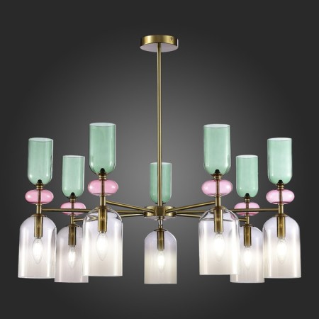 Ceiling Ceiling ST LUCE. SL2000.202.07. GEA. 7x40 watts, E14, 85x85x40 cm, golden color-2