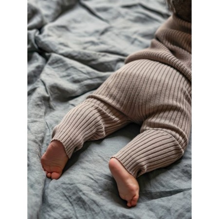 Pants knitted children's amababy pure love comfy, height 92, brown color-8