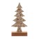 New Year's decor with backlight "New Year's spruce" 9 × 5 × 19 cm, white