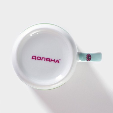 Mug ceramic share "unicorn", 230 ml, white color-3