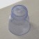 A glass of plastic disposable "Crystal", 200 ml, blue color