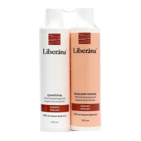 Liberana set of shampoo + balm against falling out and for hair growth, 250 ml-3