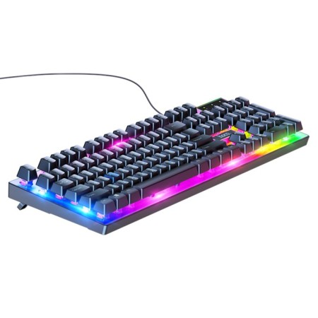 Keyboard set and mouse Hoco GM18, game, wired, membrane, 1000 dpi, black-3