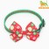 Collar "gifts", 30 x 1 cm, kapron, red