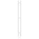Room electrician Laris Prime Chec, 80x1200 mm, 2 crossbars, right, white
