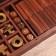 Board game 3V1 (domino + crossbreaks + cubes) 23x10.5x3.5 cm, tree shisham