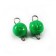 Cargo Cheburashka painted collapsible Yaman 10 pcs., 2 g, green