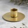 Circle Circle Circle for one candle, 7x3 cm, golden