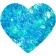 Face glitter Love Generation We Love Glitter, tone 03 Blue, 1.8 g