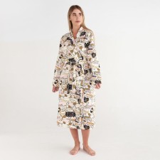 Women's robe elongated Ethel 
