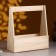 Kashpo wooden 27 × 11.5 × 9 (30.5) cm "Taiga Bonfire", with a pen, natural