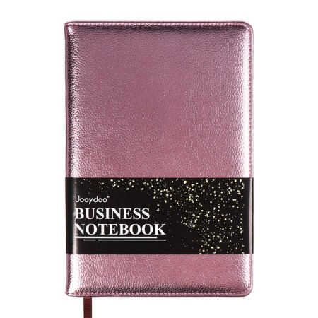 The diary is low, PVC cover, A5 format, 140 l, cell, metallic pink