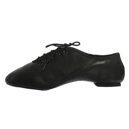 Jazovs are low, genuine leather, insole length 24 cm, black color-6
