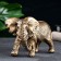 Figure "Elephant African" bronze, 18x9x13cm