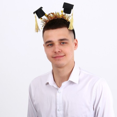 Carnival rim "University graduate" with caps-1