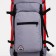 Tourist backpack, TAIF, 60 l, cord department, outer pocket, 2 side nets, gray/red color