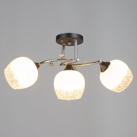 Ceiling Ceiling Zoe 3HE27 40W chrome, black-1