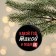 Christmas tree toy-Shar “What year, such a gift”, D = 7.5 cm