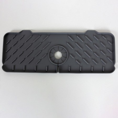 Silicone rug for the Joy Home sink, 36x14.5 cm, gray-2