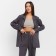 Female set (shirt, trousers, top) KAFTAN "BASE" p. 46, graphite