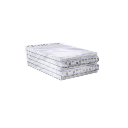STOCKENOT on spirals A6, 80 sheets, cell, Erichkrause "Lavender", plastic cover silk -screen cover, OFSET BELIST 100%-2