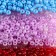 Round size 12/0 "Multi -colored" 8 colors x 5 grams 20x8 cm
