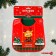 Bibbacement for feeding New Year's “Favorite Gift”, waterproof on Velcro, with pockets, gift packaging, crumb I