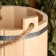 A bucket of linden, 10l, a stainless hoop, a handle-a-river, "Dobroparov"