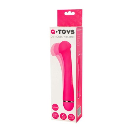 Stimulator G Toyfa A-Toys, silicone, pink color, 20 cm-3