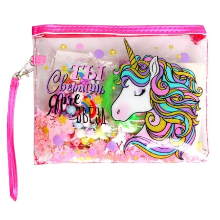 Set with strands, tattoos, rhinestones, purse-4