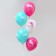 Shar Latex 12 "Happy Birthday. SMS", pastel, set of 5 pcs., Mix color