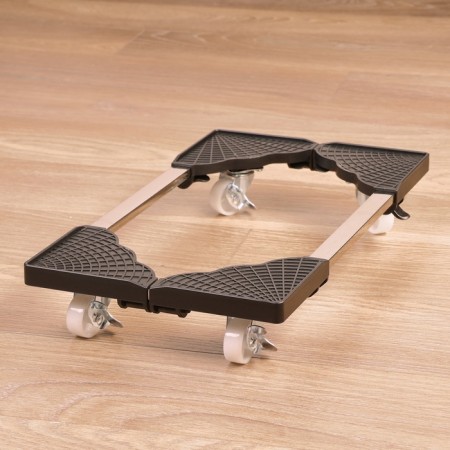 System unit stand on wheels, universal, 22/34 - 42/53 cm, metal, plastic-1