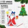 Set for creativity. New Year's embroidery with a cross on the plastic canvas “New Year! Santa Claus"