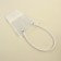 Flower bag is transparent, moisture -resistant, white, 20x17x10 cm