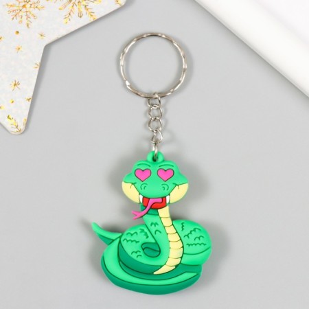 Trick Rubber "Snake with hearts in the eyes" 5x4 cm