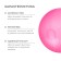 Inflatable ball "on the wave", d = 45 cm, pink color