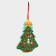 Decorative decoration (suspension) "Christmas tree" 23x19.5 cm