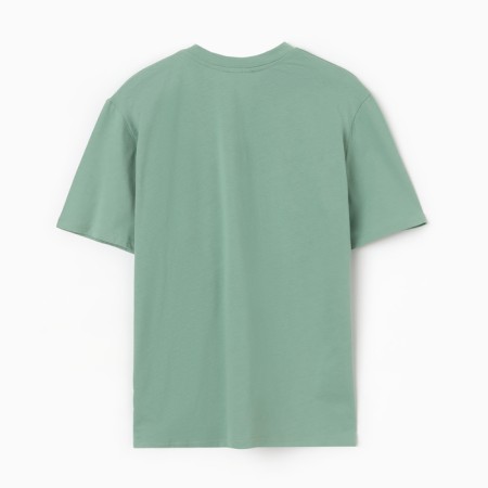 Male T -shirt "Mountains", Green color, size 52-3