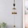 Wind Music Metal "Council" from the evil eye 4 bells 28x5.8x5.8 cm