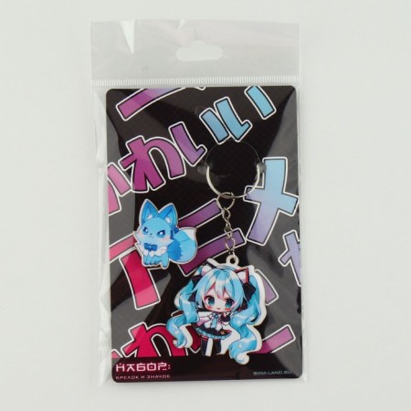 Keychain for keys with the icon "Blue characters", anime-11