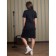 Women's dress "cat", size 44, black color