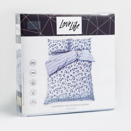 Lovelife 2SP LEOPARD 175x215 cm, 200x225 cm, 50x70cm-2pcs, 100%cotton, satin, 125g/m.-6