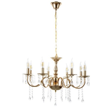 Maldiva chandelier 8he14 40w gold 62x62x32-82cm Bayerlux-4