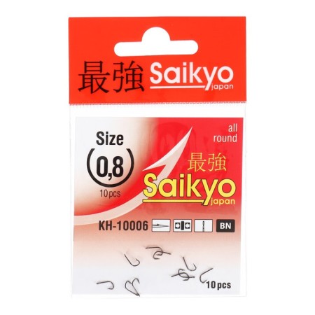 Hooks Saikyo KH-1000 Sode Ring BN No. 0.8, 10 pcs