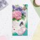 Money envelope "On your birthday!" Hydrangea, 8.3x16.7 cm