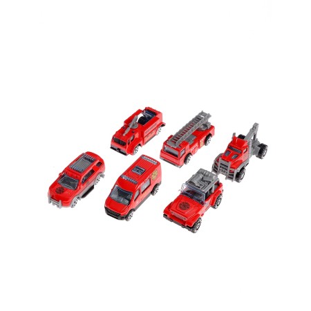 Parking children's “Fire patrol”, plane, 6 cars, light, sound, smoke-7