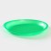 Plastic plastic disposable, d = 21 cm, green color, 12 pcs/un